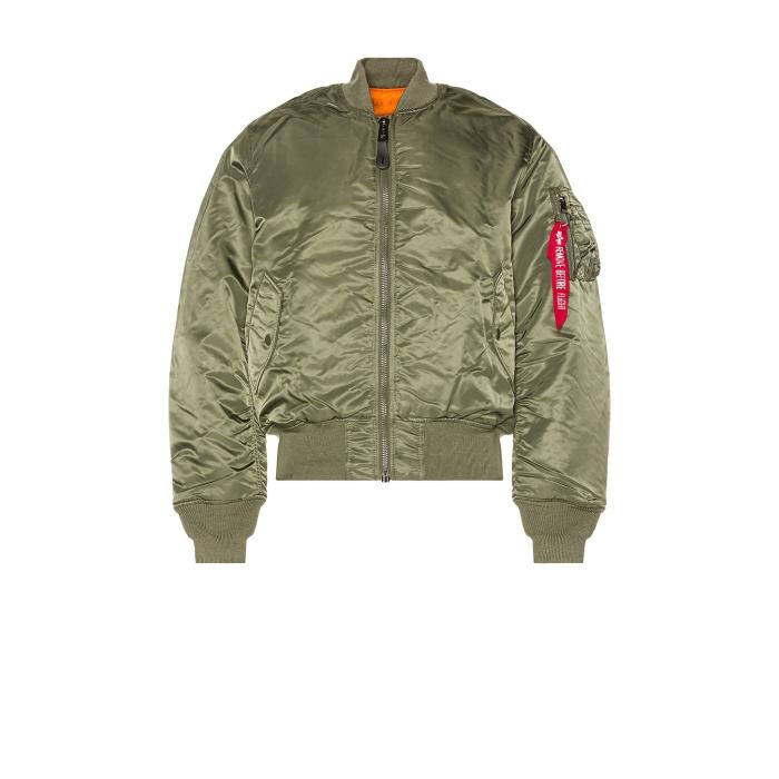 アルファインダストリーズ Alpha Industries 【 Ma-1 Bomber Jacket Men Sage 】 Jacket ジャケット メンズ｜スニケス
