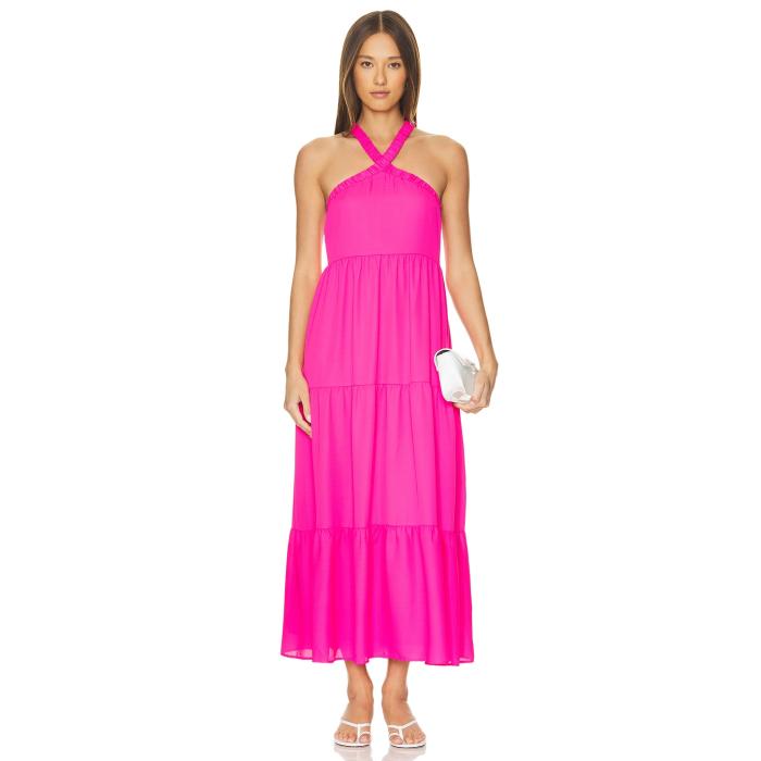 ショウミーユアムームー Show Me Your Mumu 【 Hallie Halter Dress Women Hot Pink 】 ドレス レディース pink ピンク|スニケス