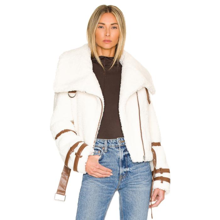Tularosa 【 Bailey Moto Jacket Women Vanilla Bean 】 Jacket 上衣 レディース