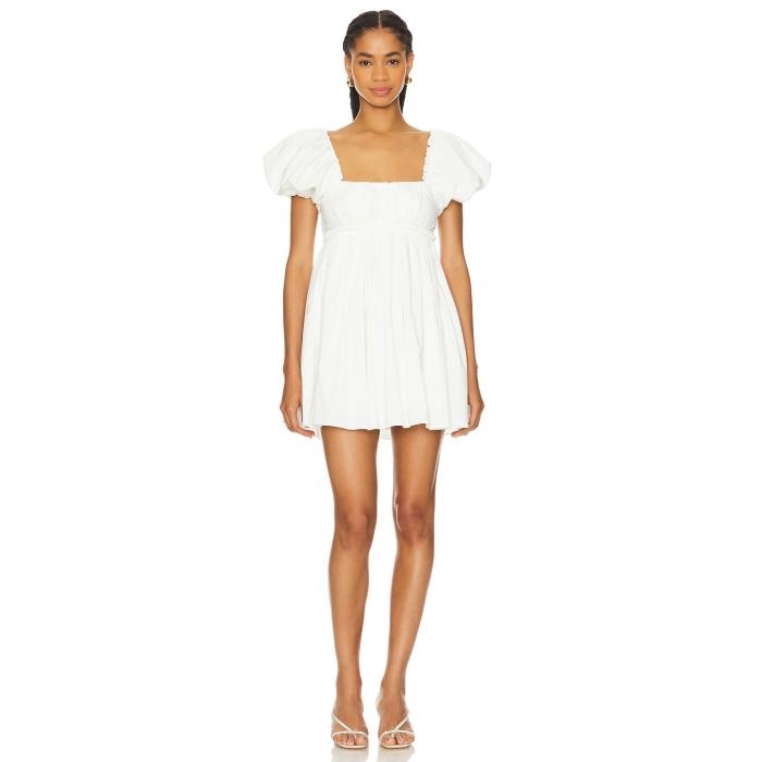 Camila Coelho 【 Radleigh Mini Dress Women White 】 ドレス レディース 白色 ホワイト｜スニケス