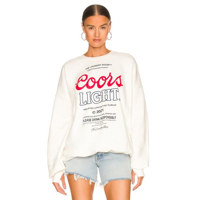 The Laundry Room 【 Coors Light Official Jump Jumper Women Super Bright 】 レディース