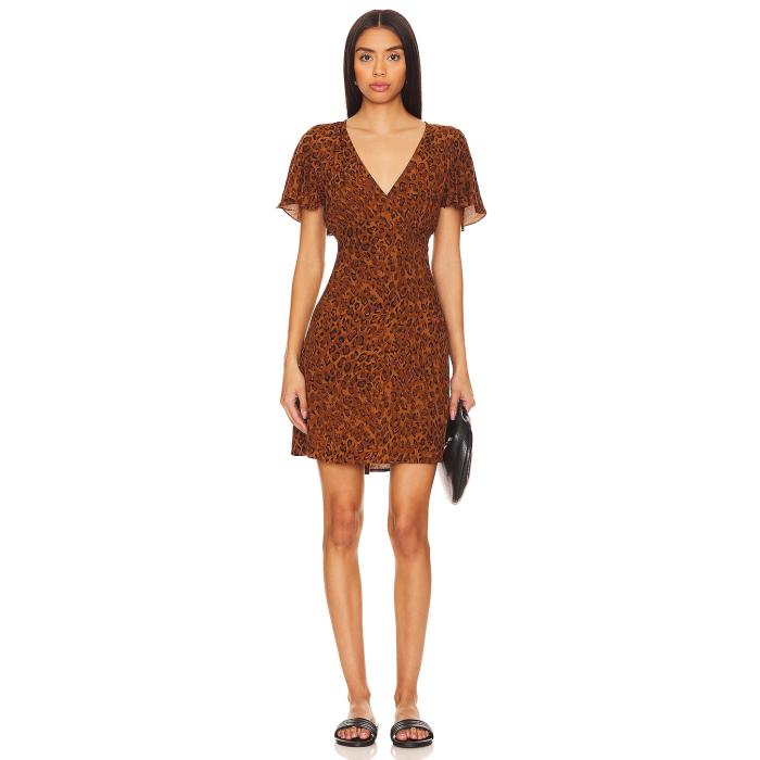 フェイスフルザブランド Faithfull The Brand 【 Farida Mini Dress Women Romina 】 御召しもの レディース