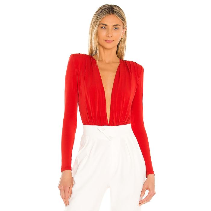 Nookie 【 Dasha Bodysuit Women Fiery Red 】 上半身背広 レディース Red 赤・赤いこと