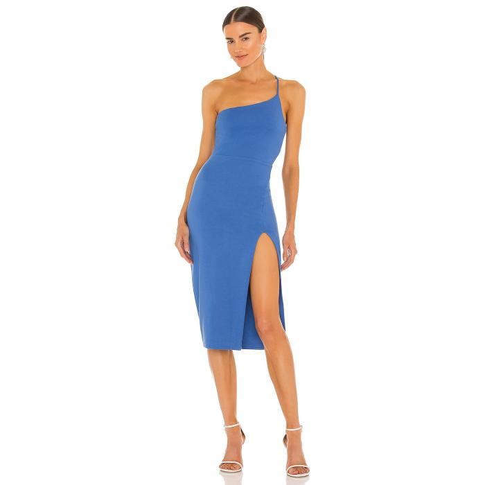 Lovers And Friends 【 Lazo Midi Dress Women Cobalt Blue 】 御召しもの レディース 青碧 青碧