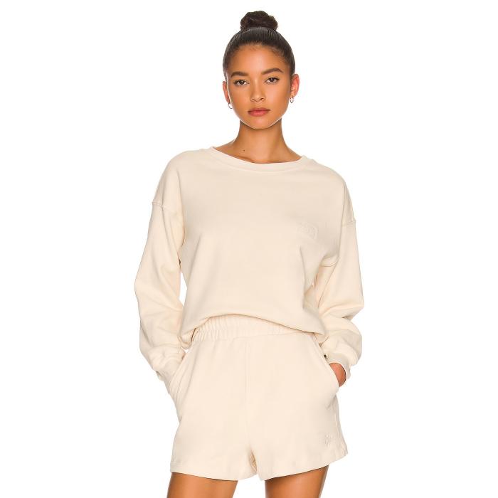 Wellbeing + Beingwell 【 Goldie Sweatshirt Women Bone White 】 流汗 調教師 レディース 白いこと 白いこと