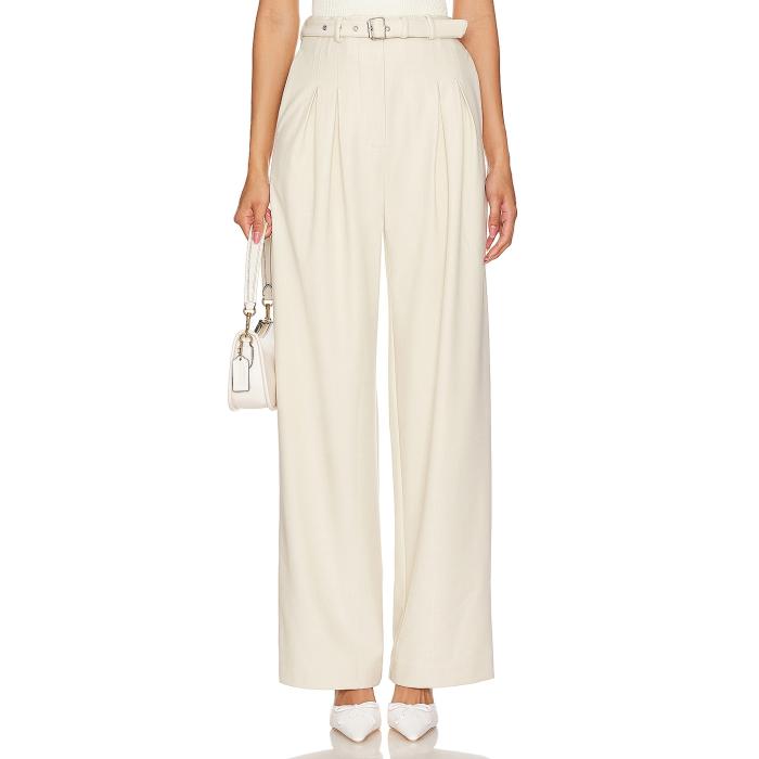 Camila Coelho 【 Daytona Slacks Women Beige 】 レディース ベージュ