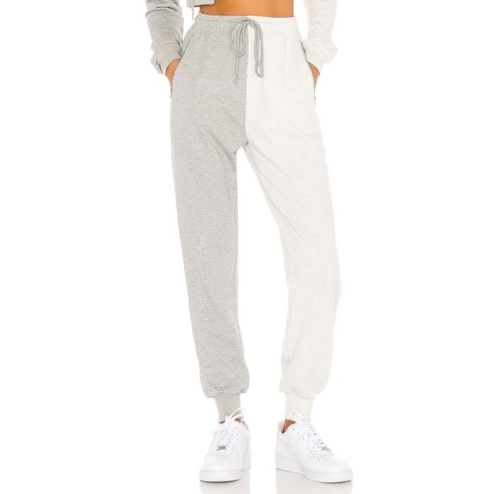 Superdown 【 Renna Two Tone Sweatpants Women Grey Multi 】 ロングタイツ レディース 灰色 グレー|スニケス