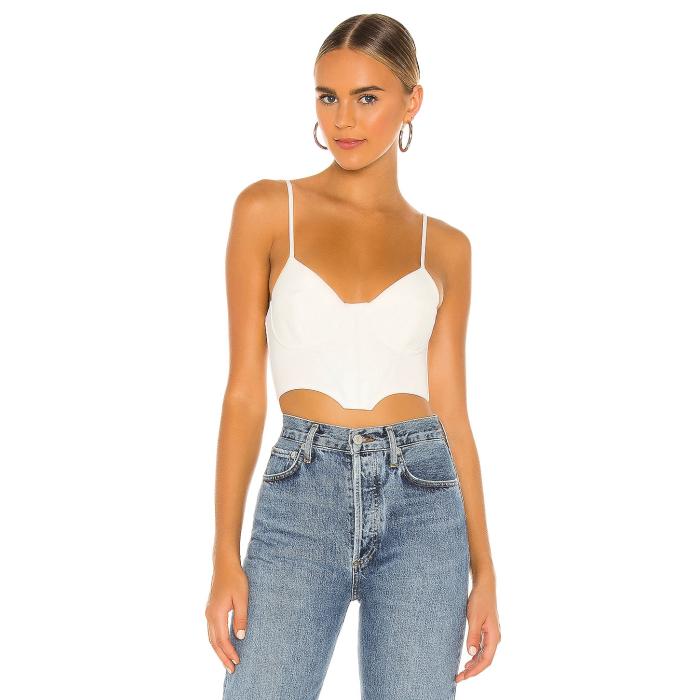 Nbd 【 Lacey Bustier Top Women White 】 レディース 白いこと 白いこと その他-レディースファッション-トップス