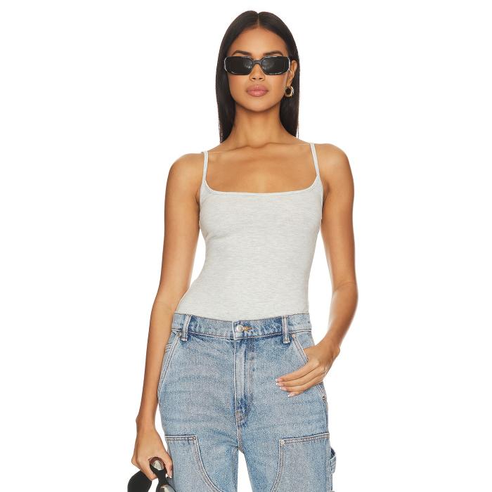 Weworewhat 【 Scoop Cami Bodysuit Women Heather Grey 】 上半身背広 レディース heather ギョリュウモドキ 薄墨色 薄墨色