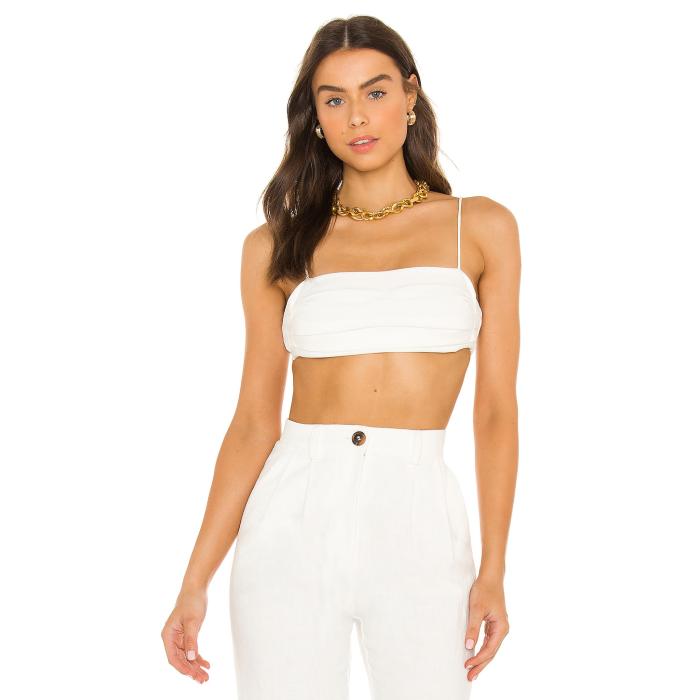 Nbd 【 Sheela Crop Top Women White 】 Crop クロップ レディース 白いこと 白いこと