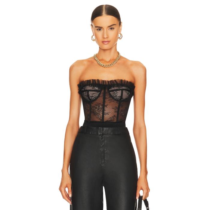 Nbd 【 Maren Corset Top Women Black 】 レディース 黒いこと 黒いこと
