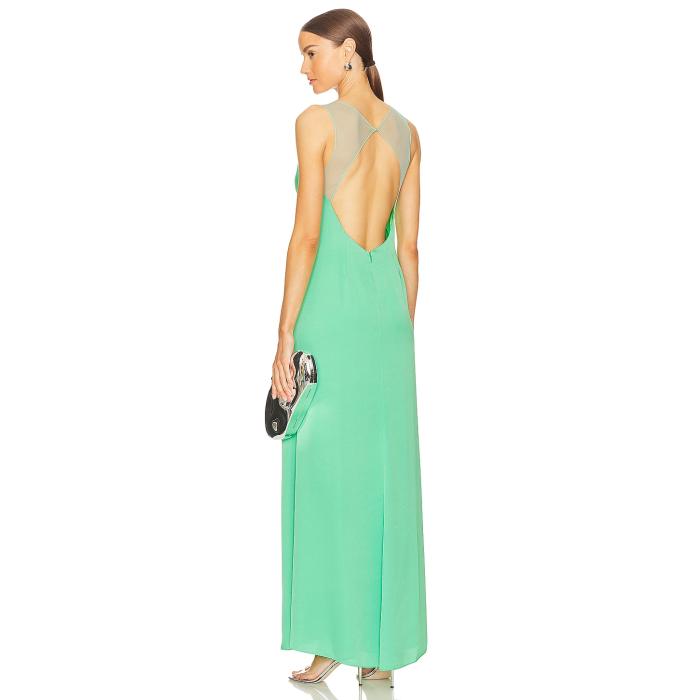 ビーシービージーマックスアズリア Bcbgmaxazria 【 Sleeveless Cut Out Gown Women Green 】 Sleeveless ノンスリーブ レディース green 緑・グリーン|スニケス