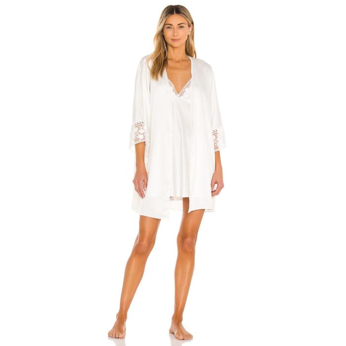 Flora Nikrooz 【 Kylie Robe Women Ivory 】 レディース 象牙色