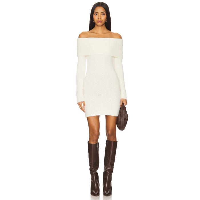 4Th \u0026 Reckless 【 X Revolve Kayla Dress Women Cream 】 御召しもの レディース 皮膚軟化剤
