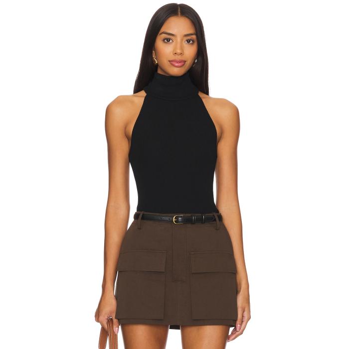 Enza Costa 【 Knit Halter Turtleneck Women Black 】 ニット レディース 黒色 ブラック｜スニケス