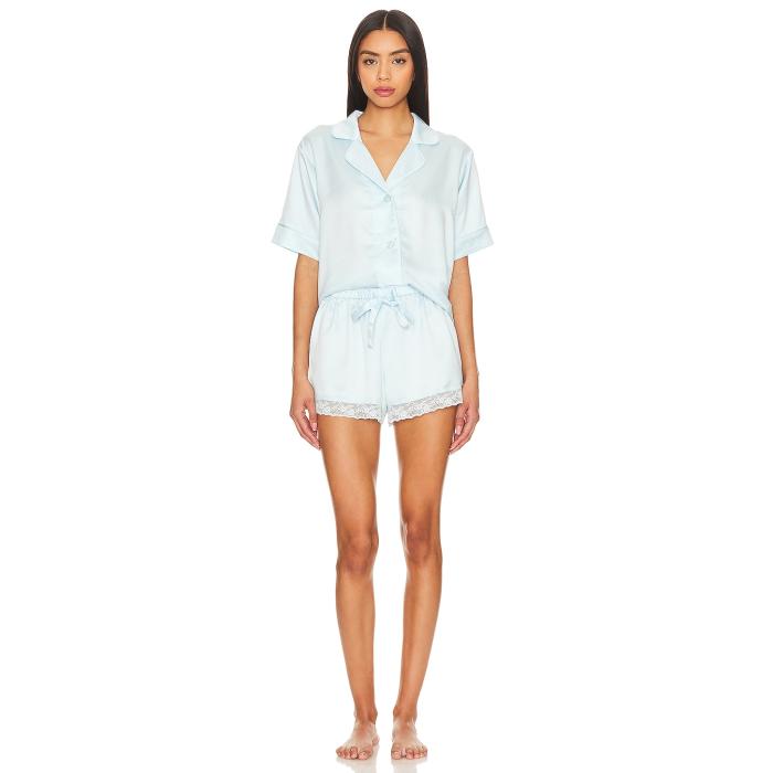 Flora Nikrooz 【 Selena Pj Set Women Light Blue 】 レディース 青味 青み