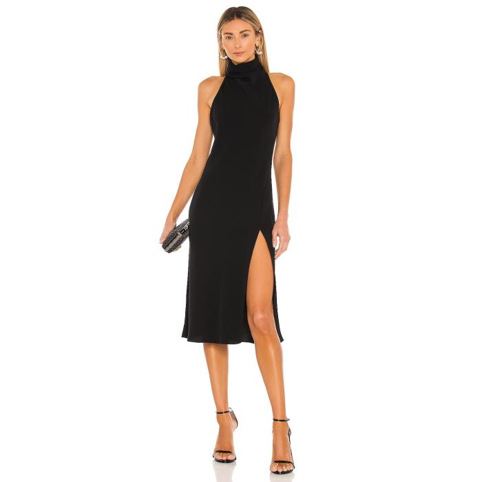 アマンダアプリチャード Amanda Uprichard 【 Stanford Dress Women Black 】 スタンフォード 御召しもの レディース 黒いこと 黒いこと