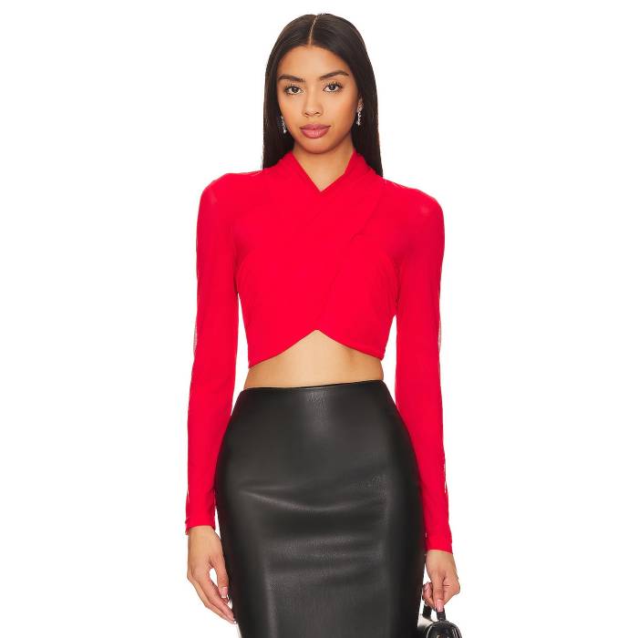 バルドット Bardot 【 Aliyah Top Women Fire Red 】 レディース ファイア Red 赤・レッド