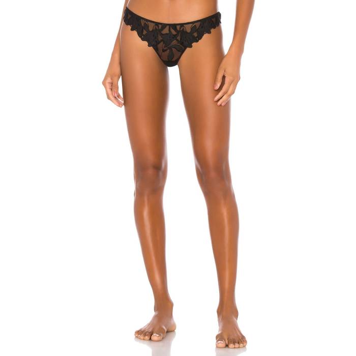 フルールドゥマル Fleur Du Mal 【 Lily Thong Women Black 】 レディース 黒いこと 黒いこと