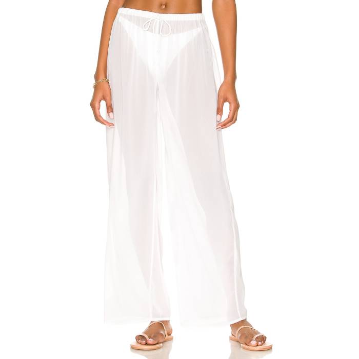 Lspace 【 L*Space Catalina Pant Women White 】 ズボン下 レディース 白いこと 白いこと