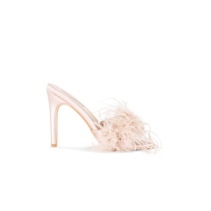 Superdown 【 Sheila Heel Women Beige 】 踵 レディース ベージュ