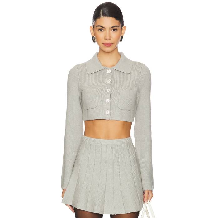 Majorelle 【 Solveig Cardigan Women Heather Grey 】 ジレー レディース heather ギョリュウモドキ 薄墨色 薄墨色