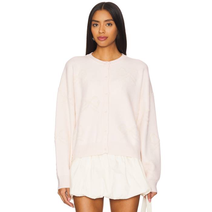 Majorelle 【 Helka Bow Cardigan Women Ivory 】 ジレー レディース 象牙色