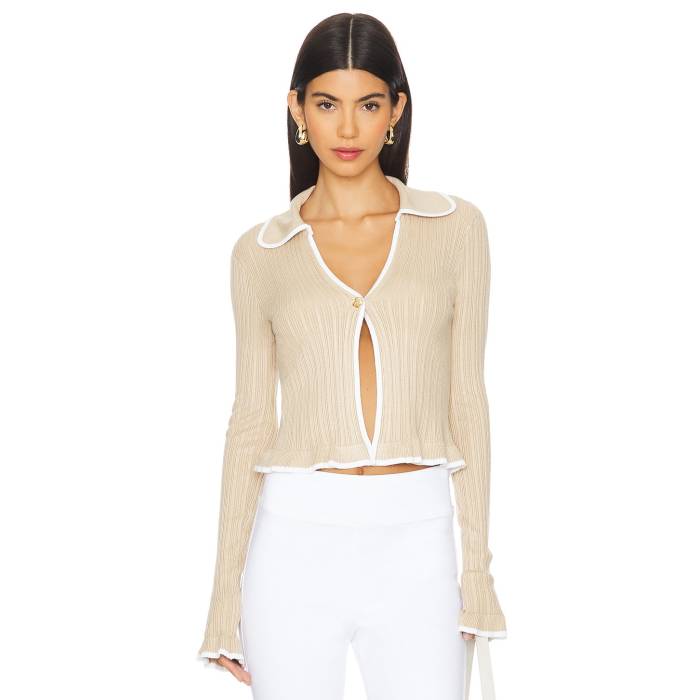 Majorelle 【 Palila Cardigan Women Beige 】 ジレー レディース ベージュ