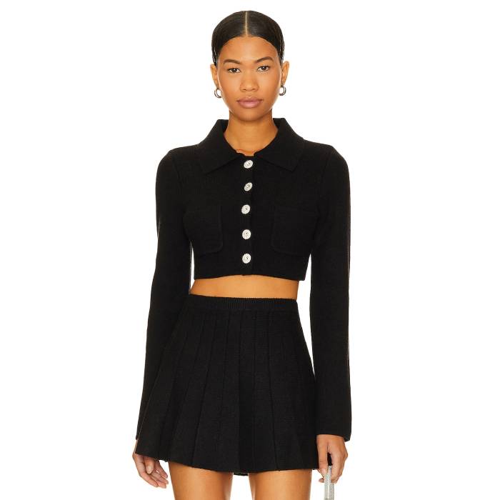 Majorelle 【 Solveig Cardigan Women Black 】 ジレー レディース 黒いこと 黒いこと
