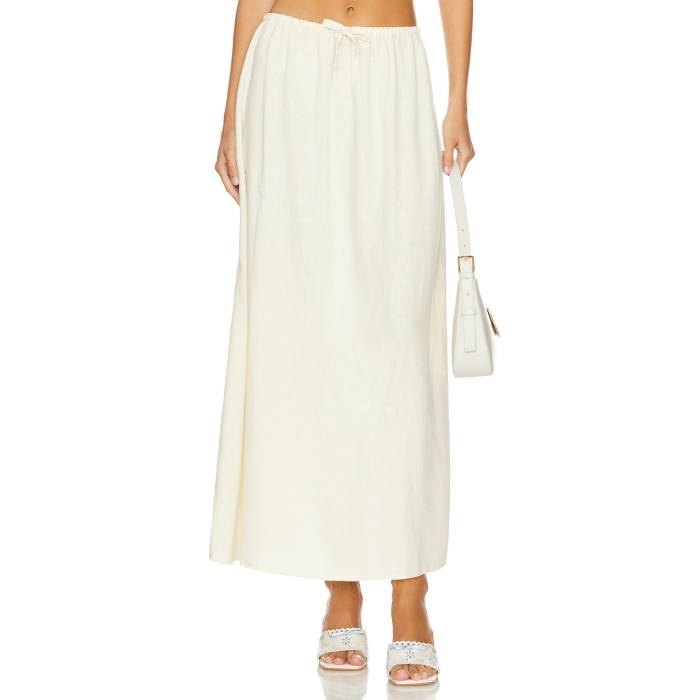 Weworewhat 【 Tie Waist Skirt Women Antique White 】 ネクタイ レディース 白色 ホワイト|スニケス