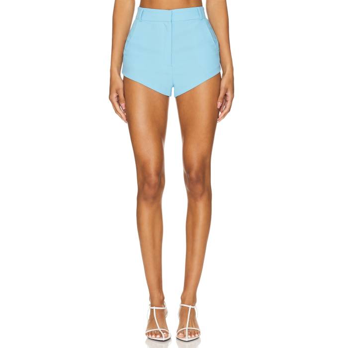 アマンダアプリチャード Amanda Uprichard 【 Kelso Shorts Women Pacific 】 さる股引き レディース パシフィック パンツ-レディースファッション-ボトムス
