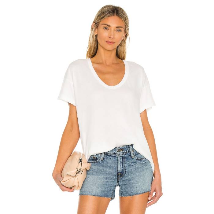 The Great 【 The U Neck Tee Women True White 】 プルオーバー レディース 白いこと 白いこと