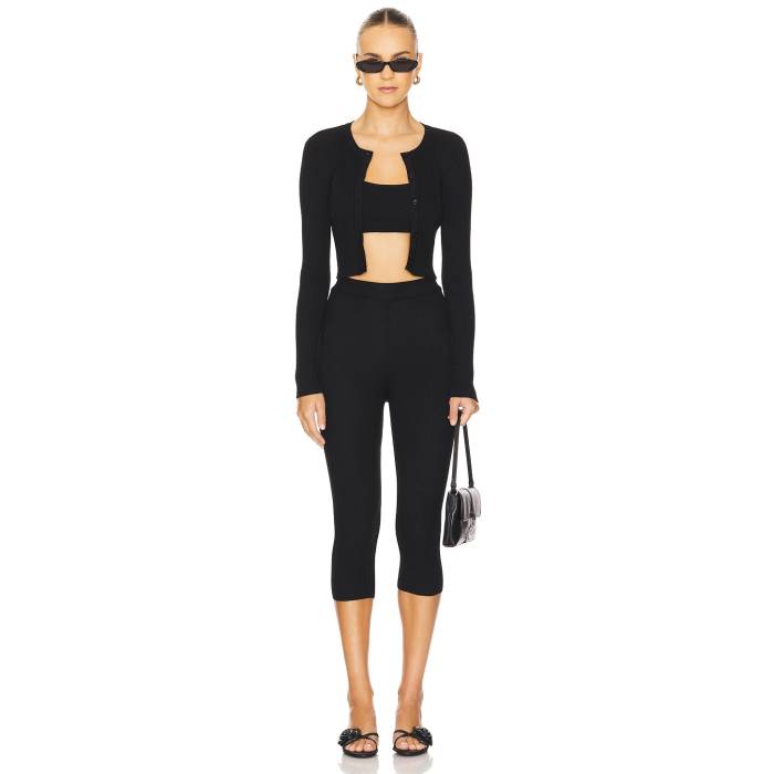 All The Ways 【 Jude Knit Set Women Black 】 編み物 レディース 黒いこと 黒いこと