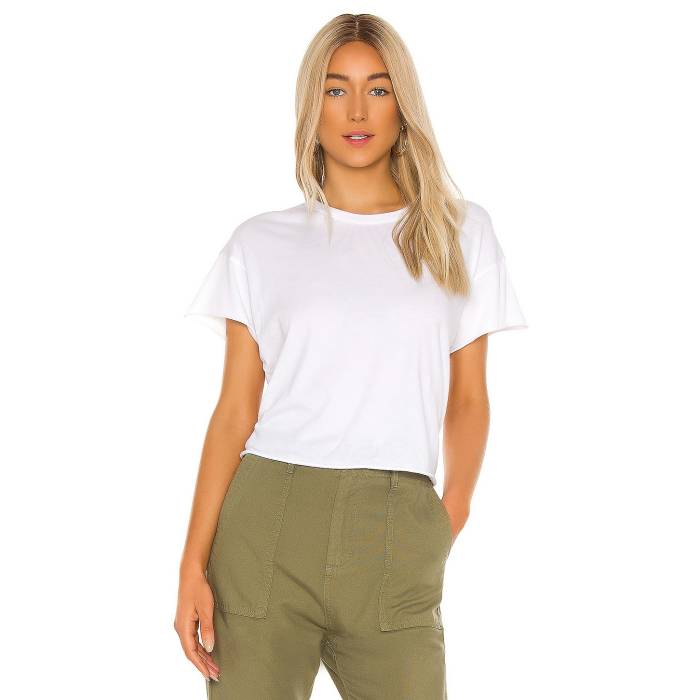 The Great 【 The Crop Tee Women True White 】 Crop クロップ プルオーバー レディース 白いこと 白いこと