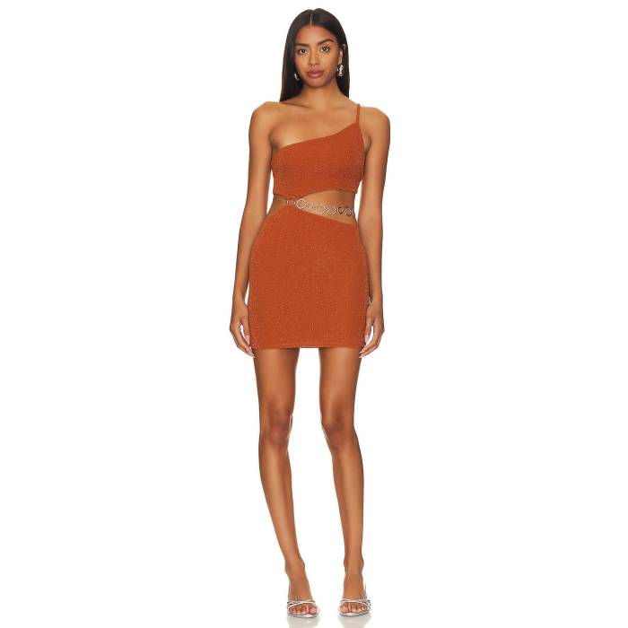 Lovers And Friends 【 Kiana Mini Dress Women Copper 】 ドレス レディース 銅色 コッパー