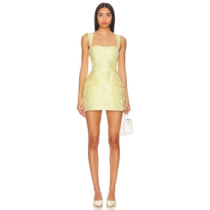 アマンダアプリチャード Amanda Uprichard 【 Bethany Romper Women Yellow 】 ロンパース レディース yellow 黄味がかった・黄色