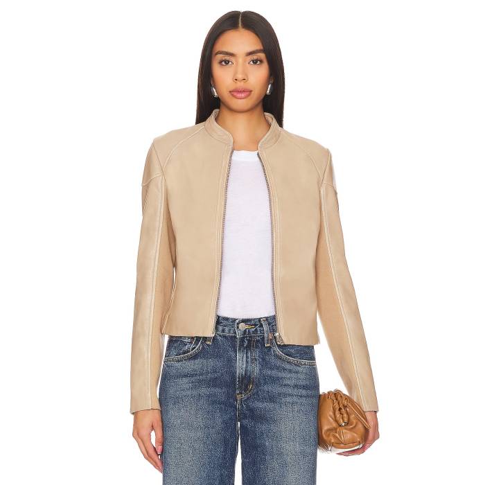 Lamarque 【 Hira Jacket Women Distressed Wheat 】 Jacket 上衣 レディース ウィート