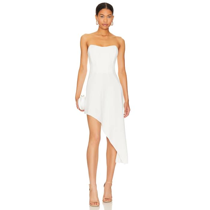 アマンダアプリチャード Amanda Uprichard 【 Muse Dress Women Ivory 】 御召しもの レディース 象牙色