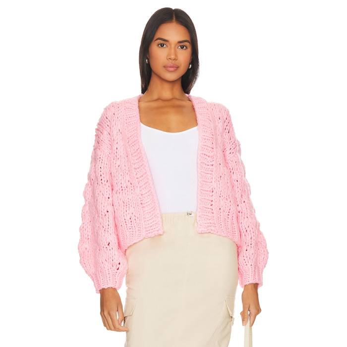Callahan 【 Gigi Cardigan Women Nosegay Pink 】 ジレー レディース pink サクラ色