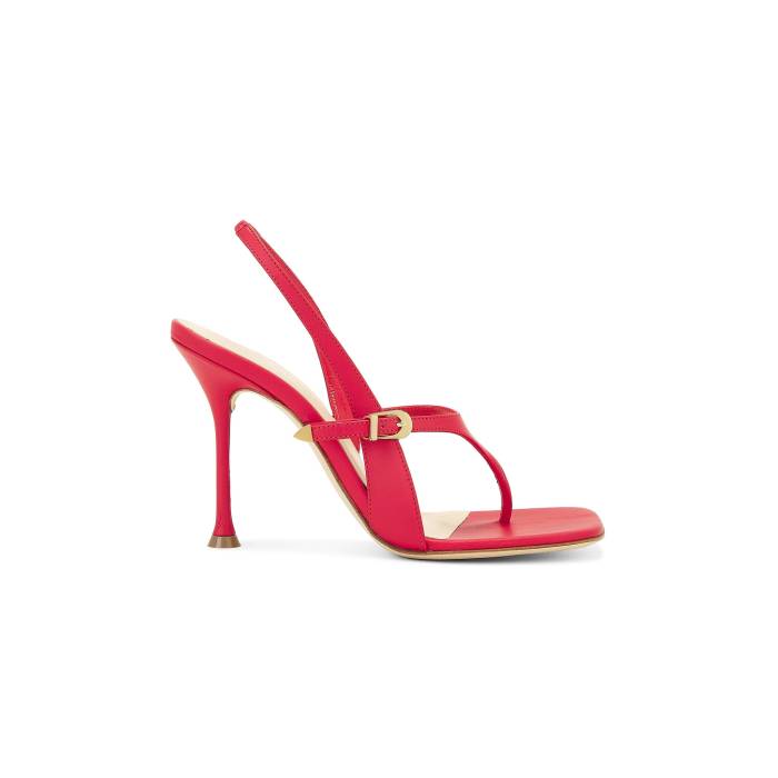Magda Butrym 【 Sling Back Sandal Women Red 】 レディース Red 赤・赤いこと