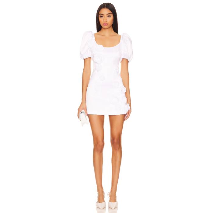 Lovers And Friends 【 Selena Mini Dress Women White 】 ドレス レディース 白色 ホワイト|スニケス