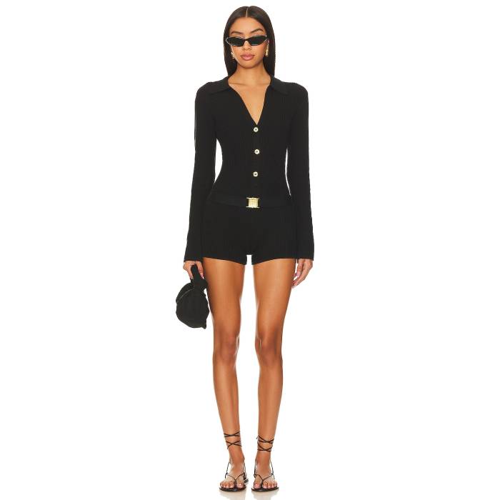 Cin Cin 【 Insider Playsuit Women Black 】 レディース 黒いこと 黒いこと