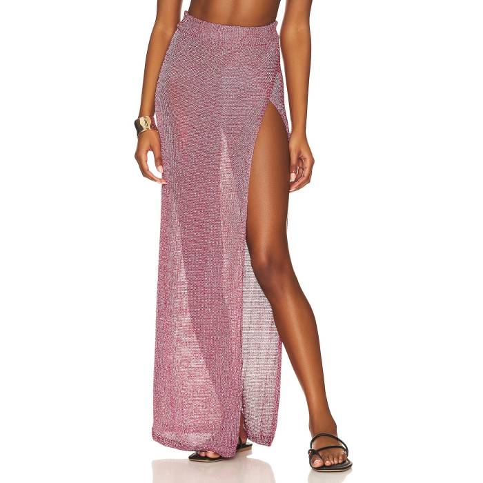 Superdown 【 Keva Wrap Maxi Skirt Women Pink 】 wrap ラップ レディース pink ピンク｜スニケス