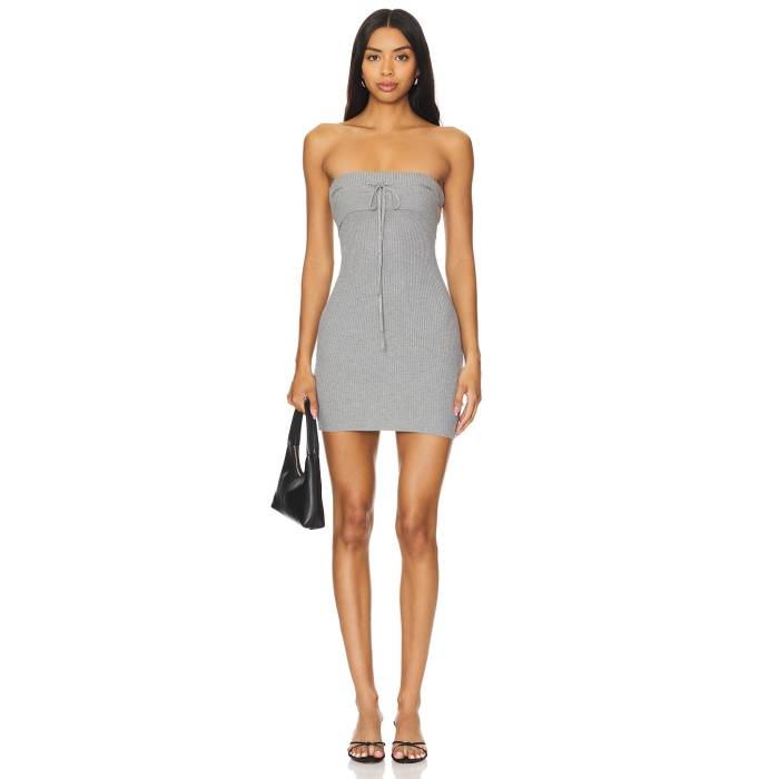 All The Ways 【 Codi Mini Dress Women Grey 】 ドレス レディース 灰色 グレー
