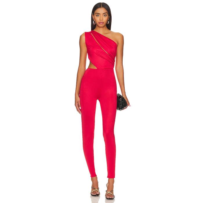 Nbd 【 Emelia Jumpsuit Women Red 】 飛び降りる背広 レディース Red 赤・赤いこと