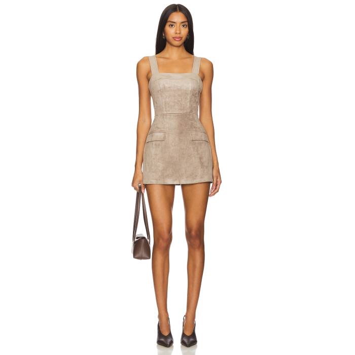 アマンダアプリチャード Amanda Uprichard 【 Yorke Skort Romper Women Taupe 】 ロンパース レディース
