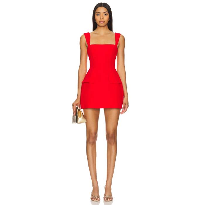アマンダアプリチャード Amanda Uprichard 【 Bethany Romper Women Crimson 】 ロンパース レディース クリムゾン