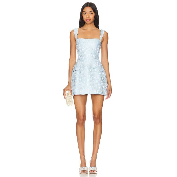 アマンダアプリチャード Amanda Uprichard 【 Bethany Romper Women Blue 】 ロンパース レディース 青碧 青碧