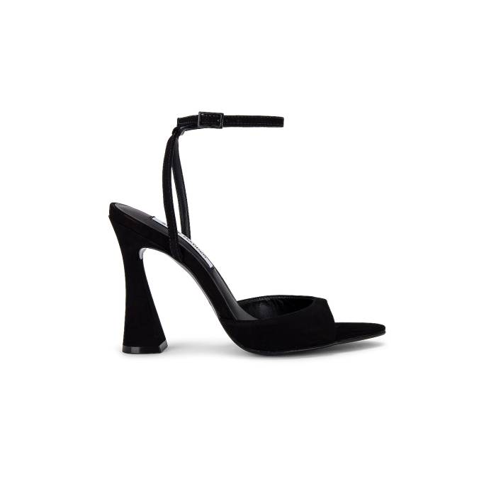 スティーブマデン Steve Madden 【 Beki Heel Women Black Nubuck 】 踵 レディース 黒いこと 黒いこと