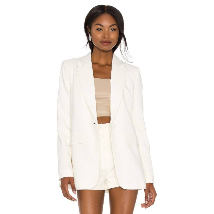 Camila Coelho 【 Arielle Blazer Women Ivory 】 ブレイザー レディース 象牙色